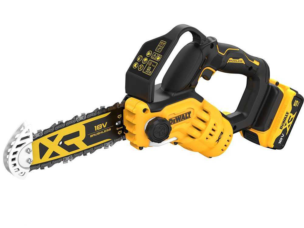Motorsag for beskjæring av grener DeWalt DCMPS520P1-QW; 18 V; 1x5,0 Ah batt.