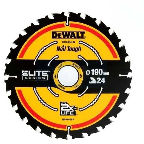 Sagblad for tre DeWalt DT10402-QZ; 190x30 mm; 24T