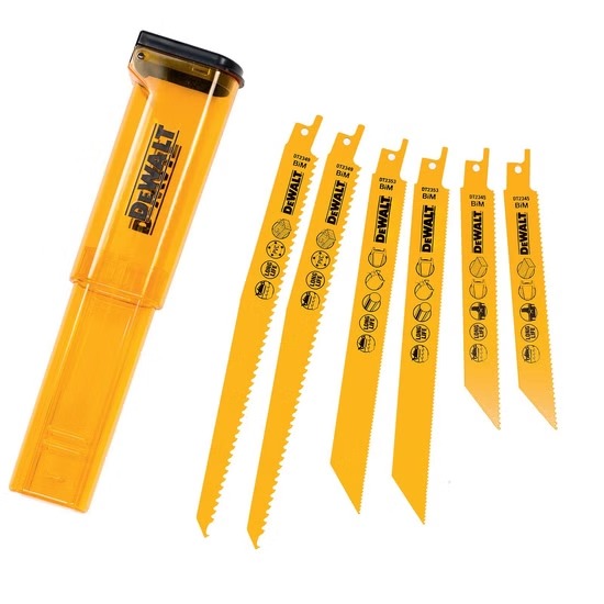 Tigersagbladsett DeWalt DT2444-QZ; 152/203/228 mm; 6 stk
