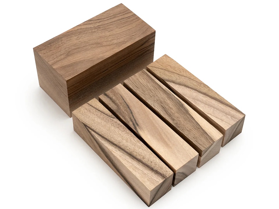 Trebrett - mal BeaverCraft BW1 Walnut; 5 stk.; for utskjæring
