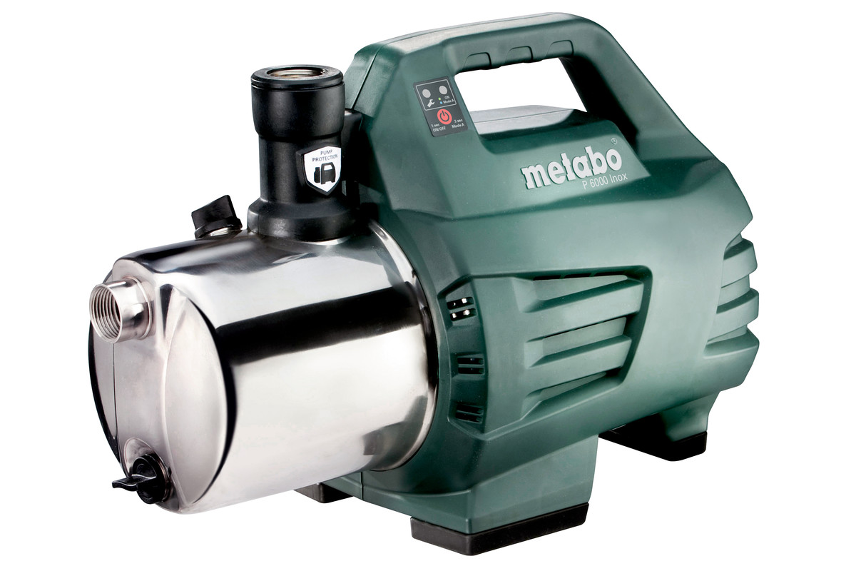 Hagepumpe Metabo P 6000 Inox; 1300 W