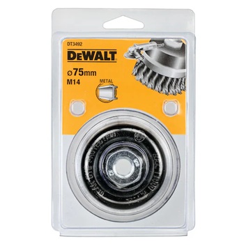 Koppbørste DeWalt DT3492-QZ; M14; 75 mm
