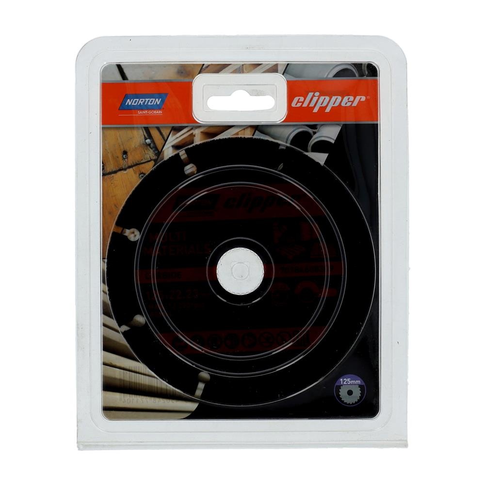 Kappeskive Norton 70184608309; 125 mm; 22,2 mm