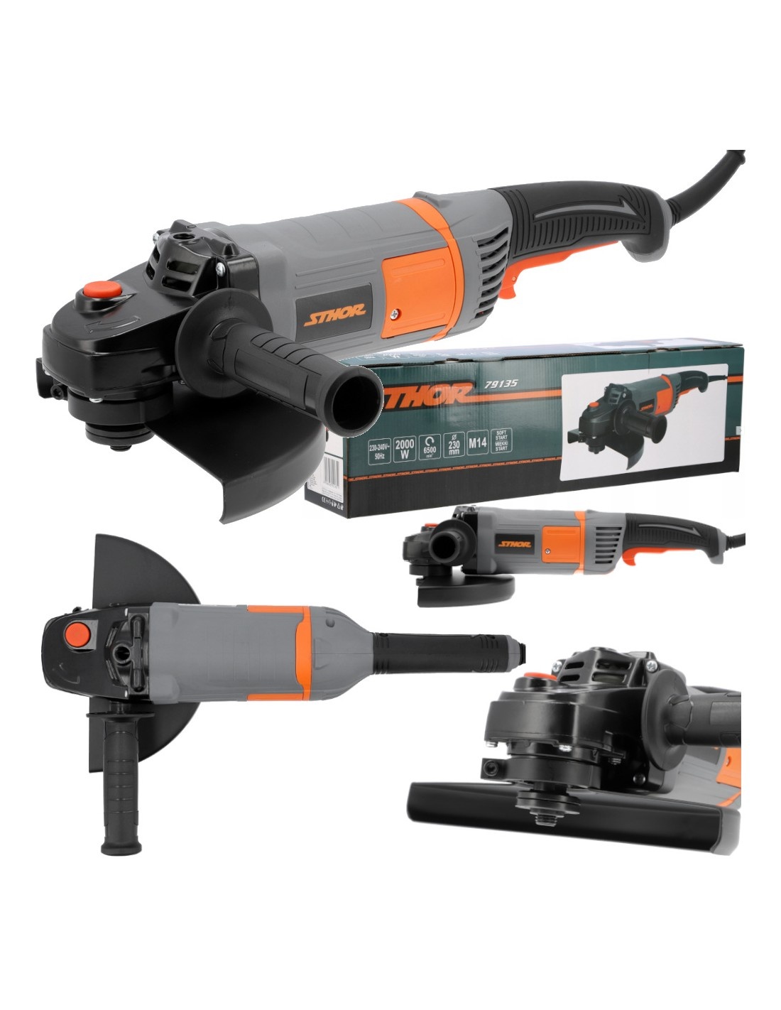 Vinkelsliper Sthor 79135; 2000 W; 230 mm