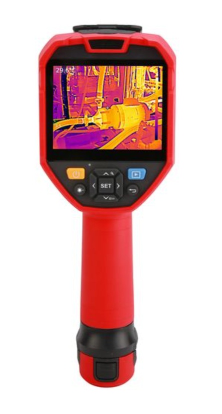 Infrarød termometer UNI-T UTi720V; 3,7 V; 1x5,2 Ah batt.