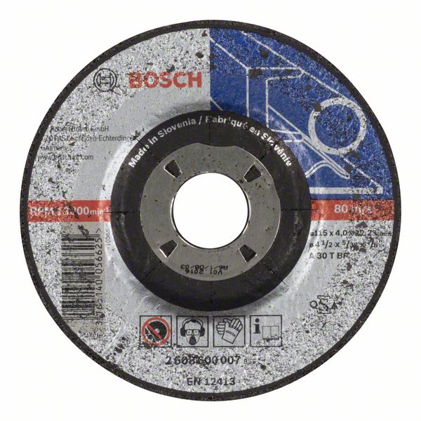 Slipeskive Bosch A 30 T BF; 115x4 mm