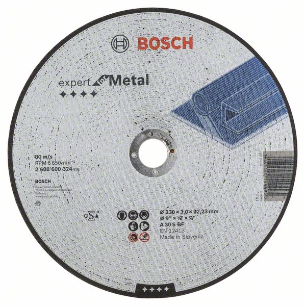 Abrasiv kappeskive Bosch A30 S BF; 230x3 mm