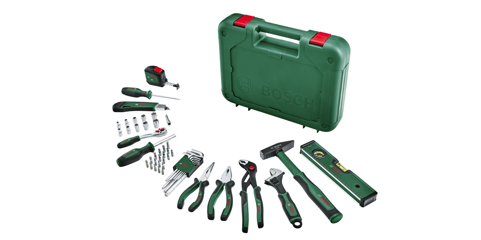Verktøysett Bosch 1600A02BY7; 52 stk