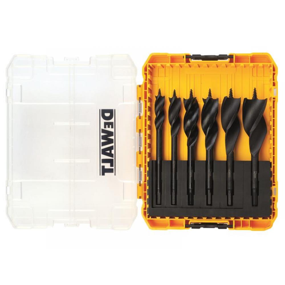 Treborsett DeWalt DT90238-QZ; 13-32 mm; 6 stk