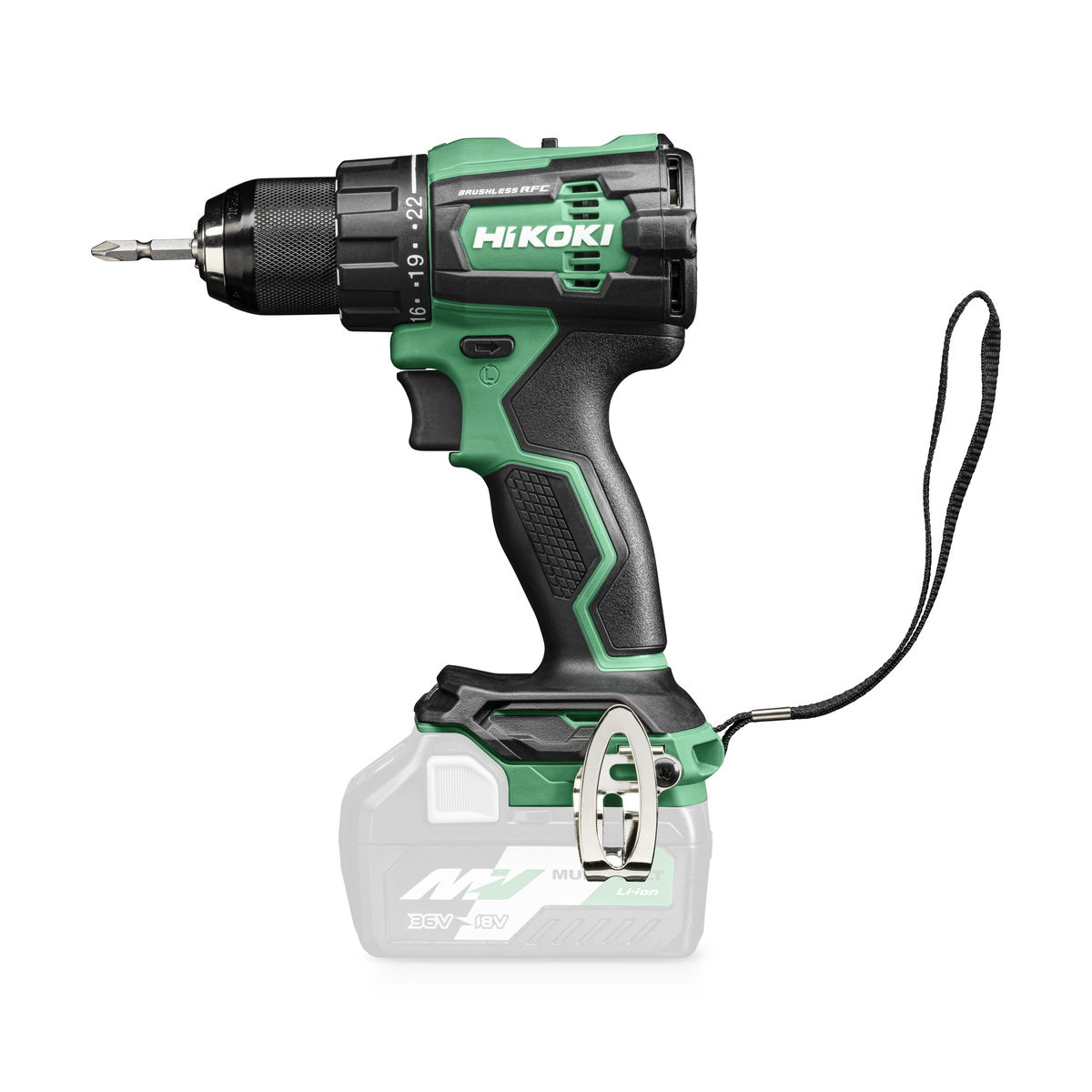 Skrutrekker/bor Hikoki DS18DEW2Z; 18 V (uten batteri og lader)