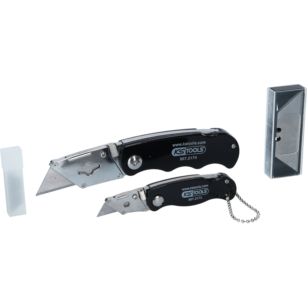 Kniv med utskiftbare blader KS Tools 907.2172; 2 stk