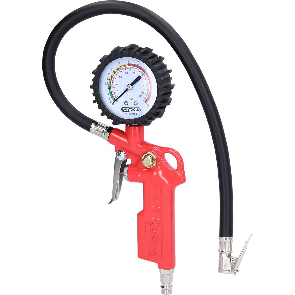Dekk blåsepistol med manometer KS Tools 515.1950