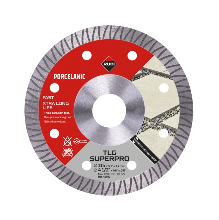 Diamantkappeskive Rubi TLG 115 EXT SUPERPRO; 115 mm