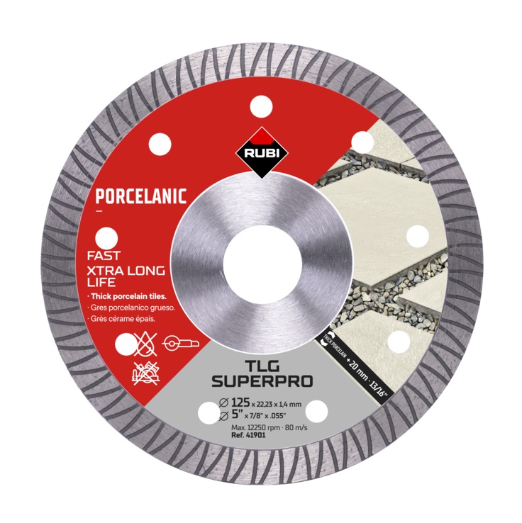 Diamantkappeskive Rubi TLG 125 EXT SUPERPRO; 125 mm