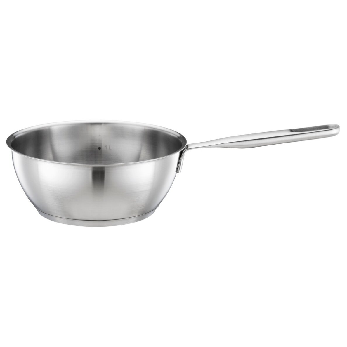 Gryte med lokk av rustfritt stål Fiskars All Steel; 1064748; 2 l