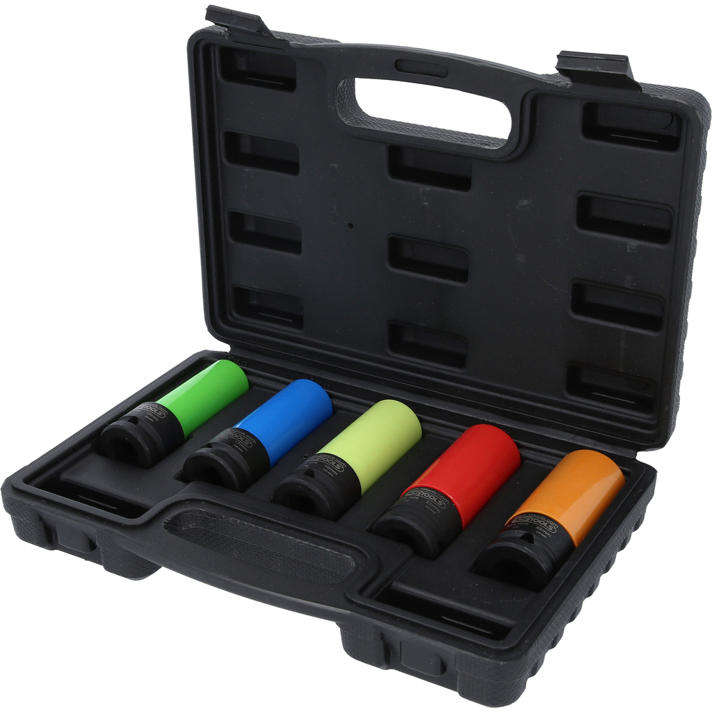 Slagpipersett KS Tools 515.0870; 1/2''; 15-22 mm; 5 stk