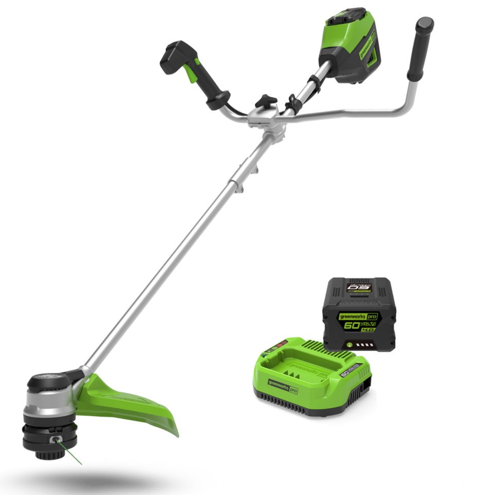 Gresstrimmer Greenworks GD60BCBK4; 60 V; 1x4,0 Ah batt.