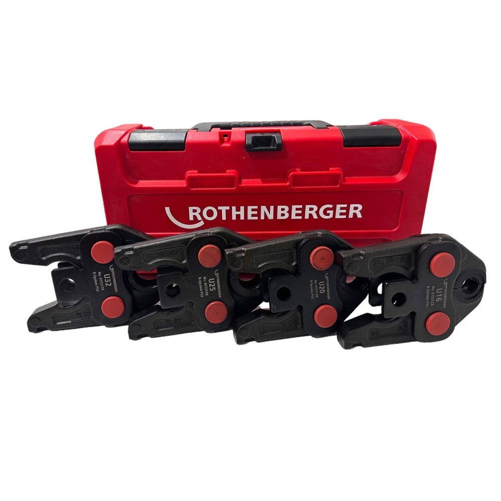 Rør presstang Rothenberger 15067X; U 16,20,25,32mm; 4 stk