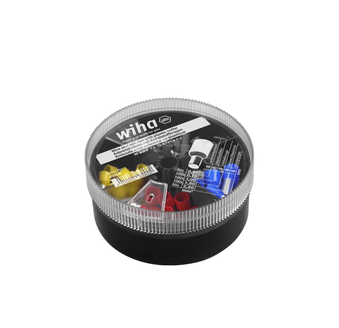 Munnstykkessett Wiha W43900; 0,5-2,5 mm; 400 stk
