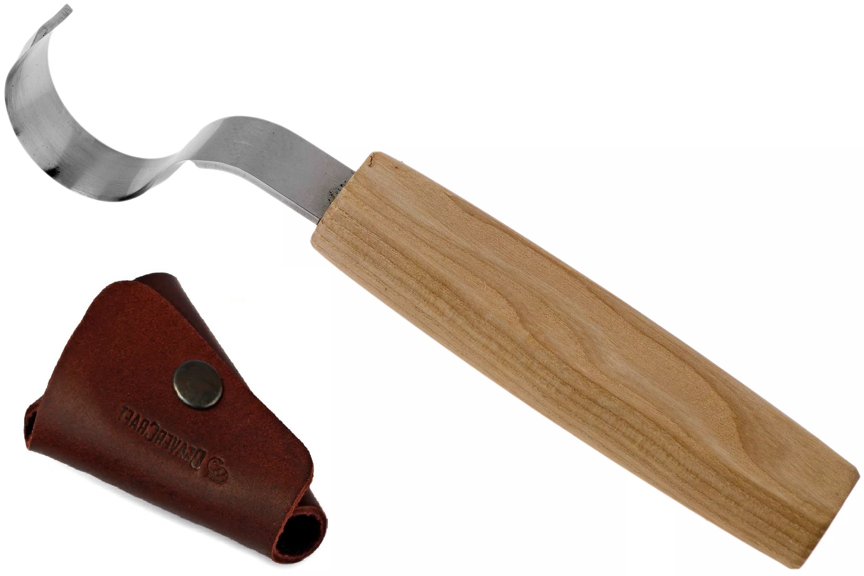 Kniv BeaverCraft SK2S; 30 mm; for utskjæring av treskje (høyrehendt)