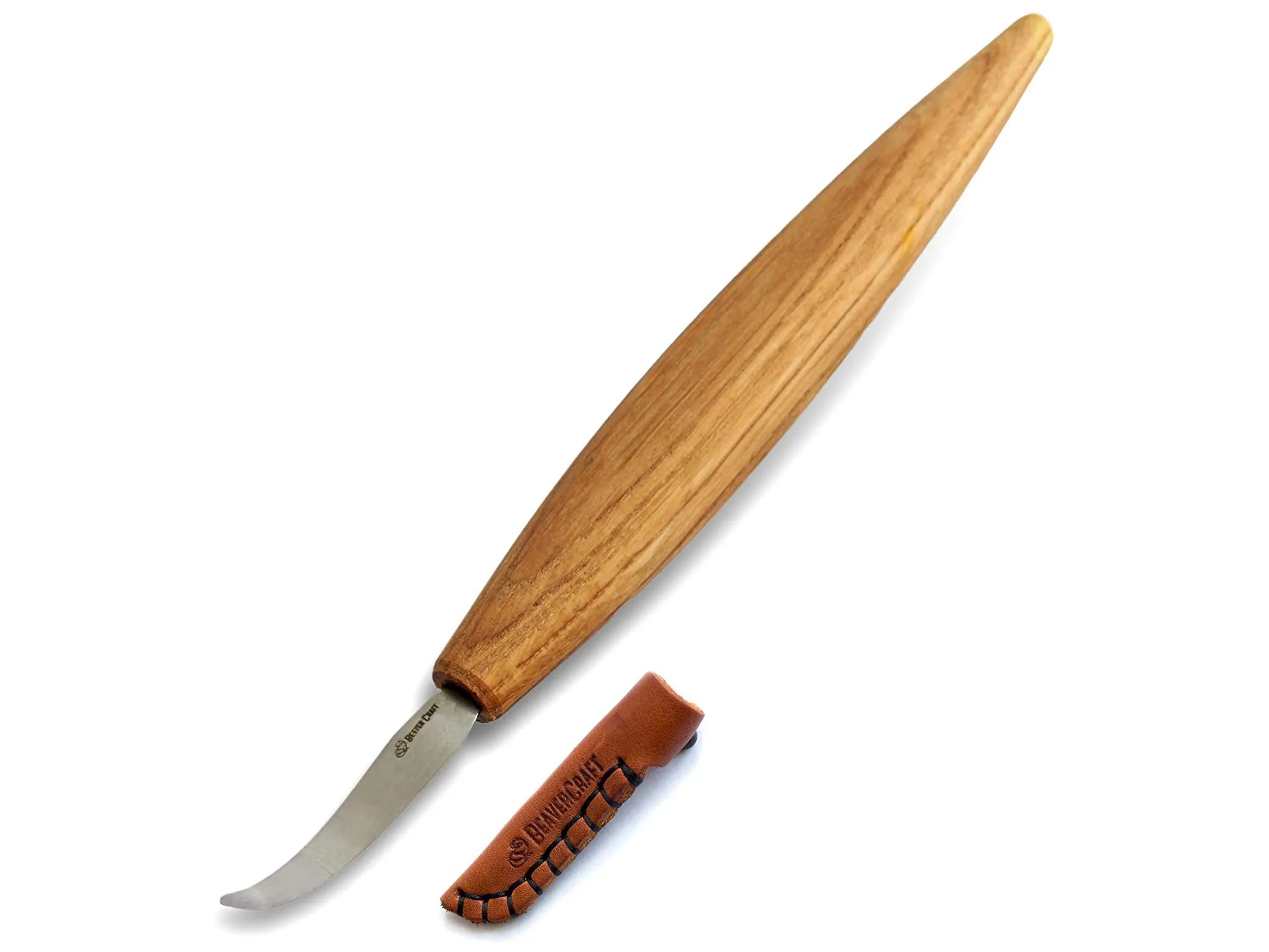 Kniv BeaverCraft SK4S; 60 mm; for utskjæring av treskje (høyrehendt)
