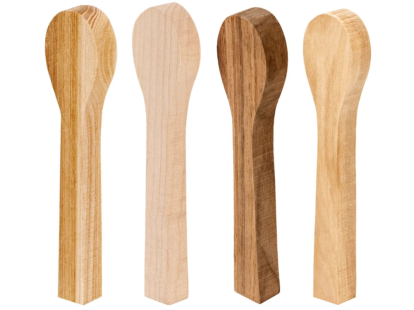 Treskje blank BeaverCraft BB3; 165x40x16 mm; 4 stk.; for utskjæring