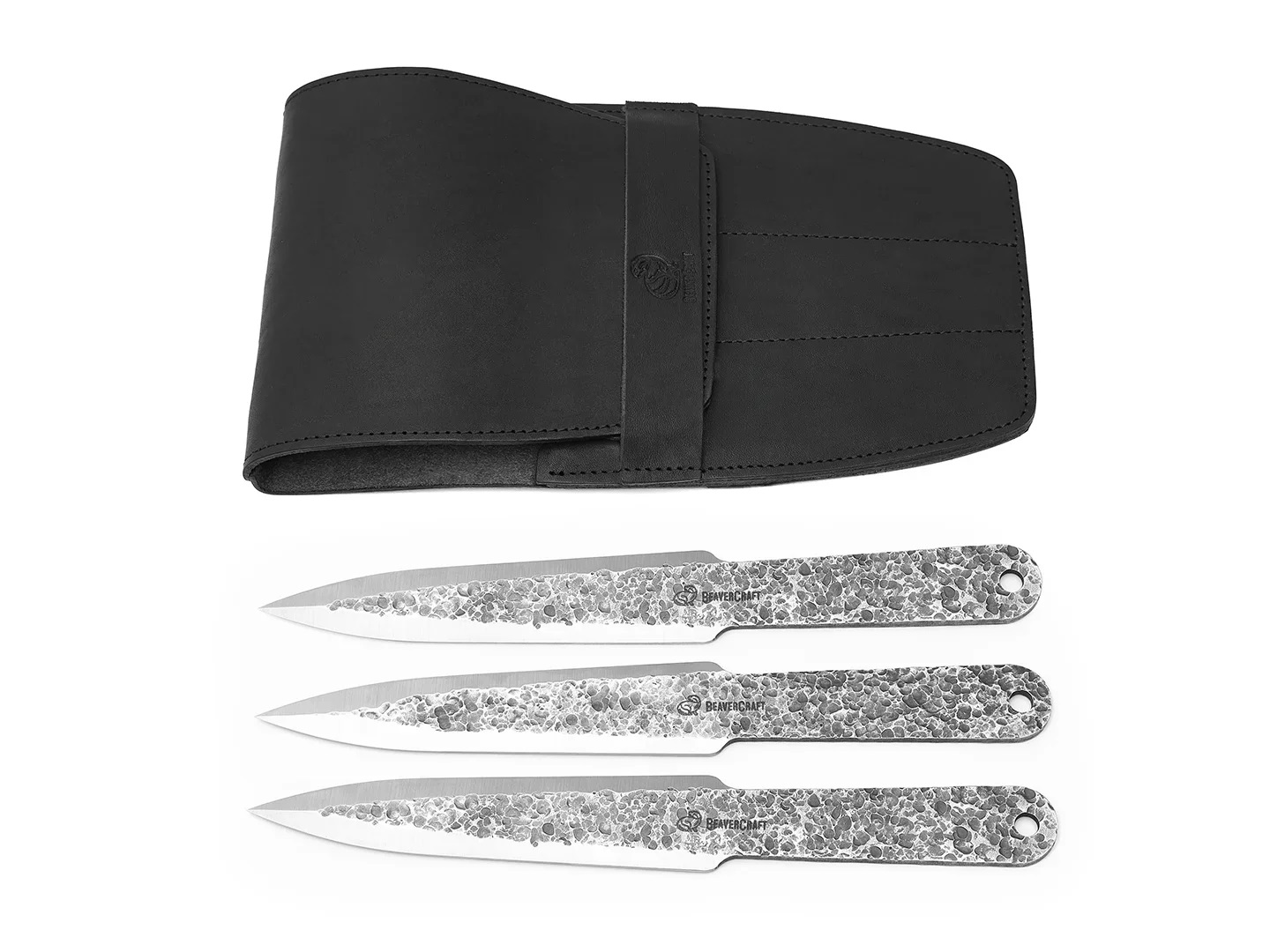 Knivsett BeaverCraft TK Set1; 258 mm; med knivholder
