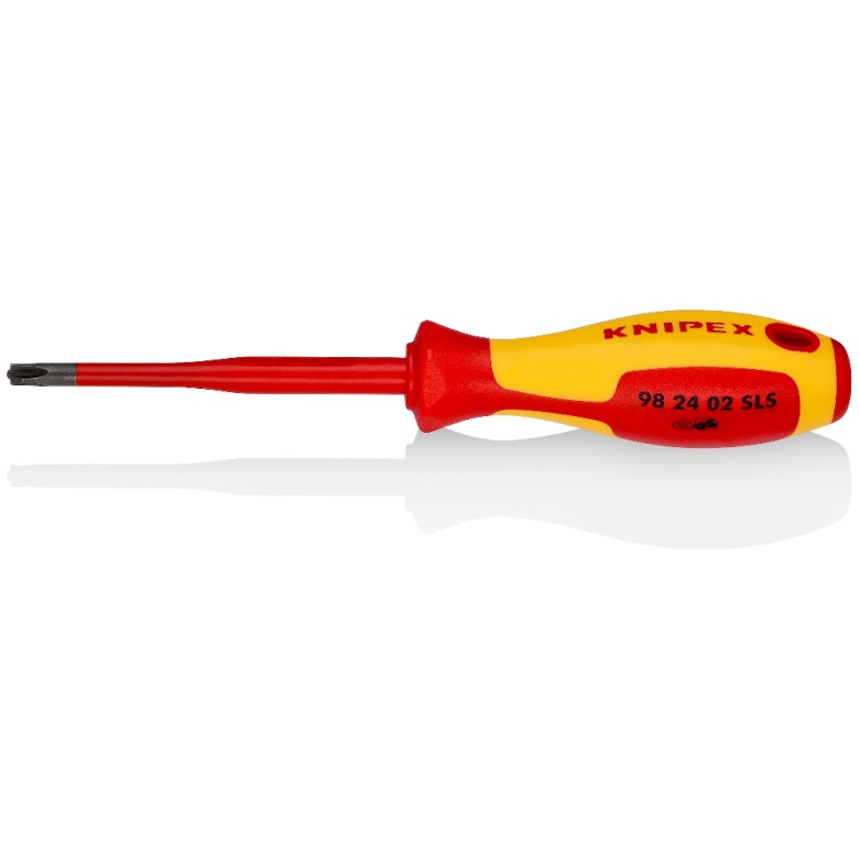 Skrutrekker Knipex 982402SLS; SL/PH2; 100 mm; kryss, spor
