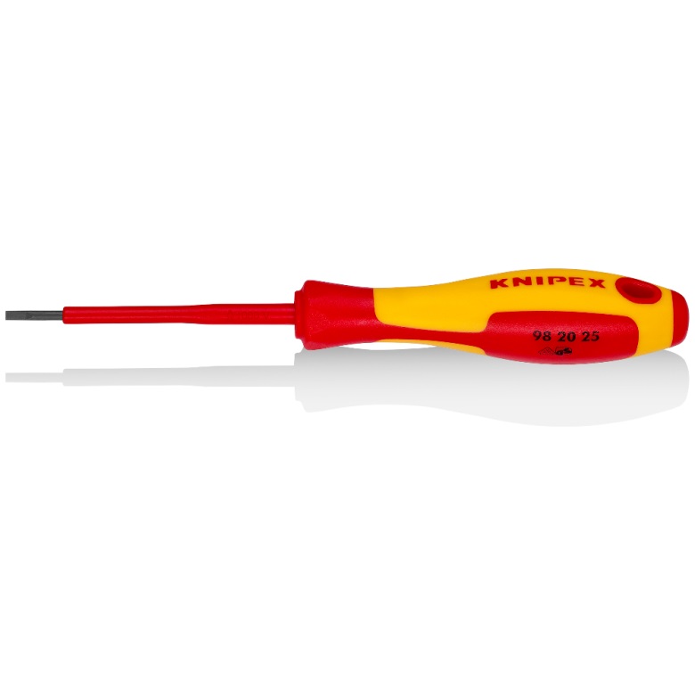 Flat skrutrekker Knipex 982025; SL2,5; 75 mm