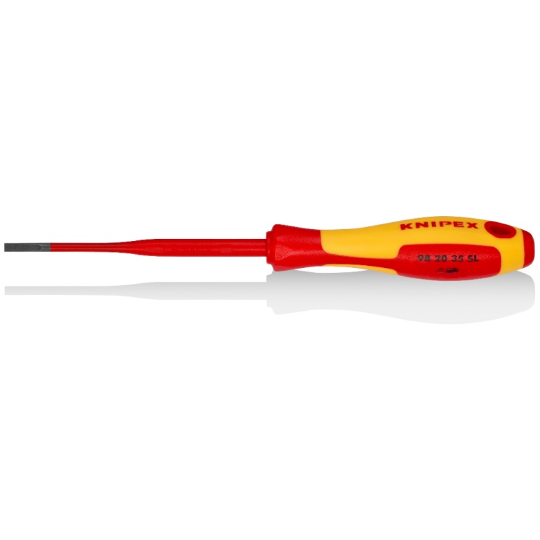 Flat skrutrekker Knipex 982035SL; SL3,5; 100 mm