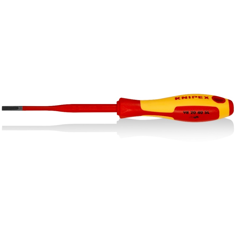 Flat skrutrekker Knipex 982040SL; SL4; 100 mm