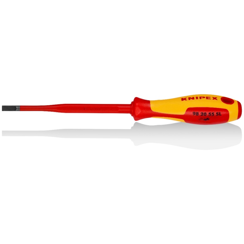 Flat skrutrekker Knipex 982055SL; SL5,5; 125 mm