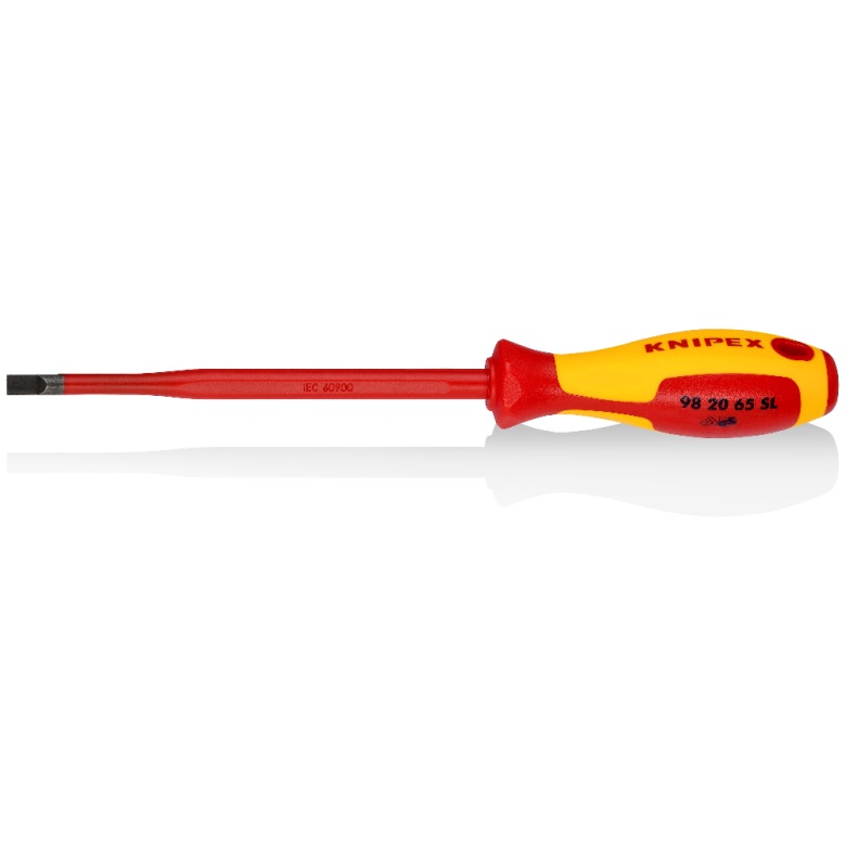 Flat skrutrekker Knipex 982065SL; SL6,5; 150 mm