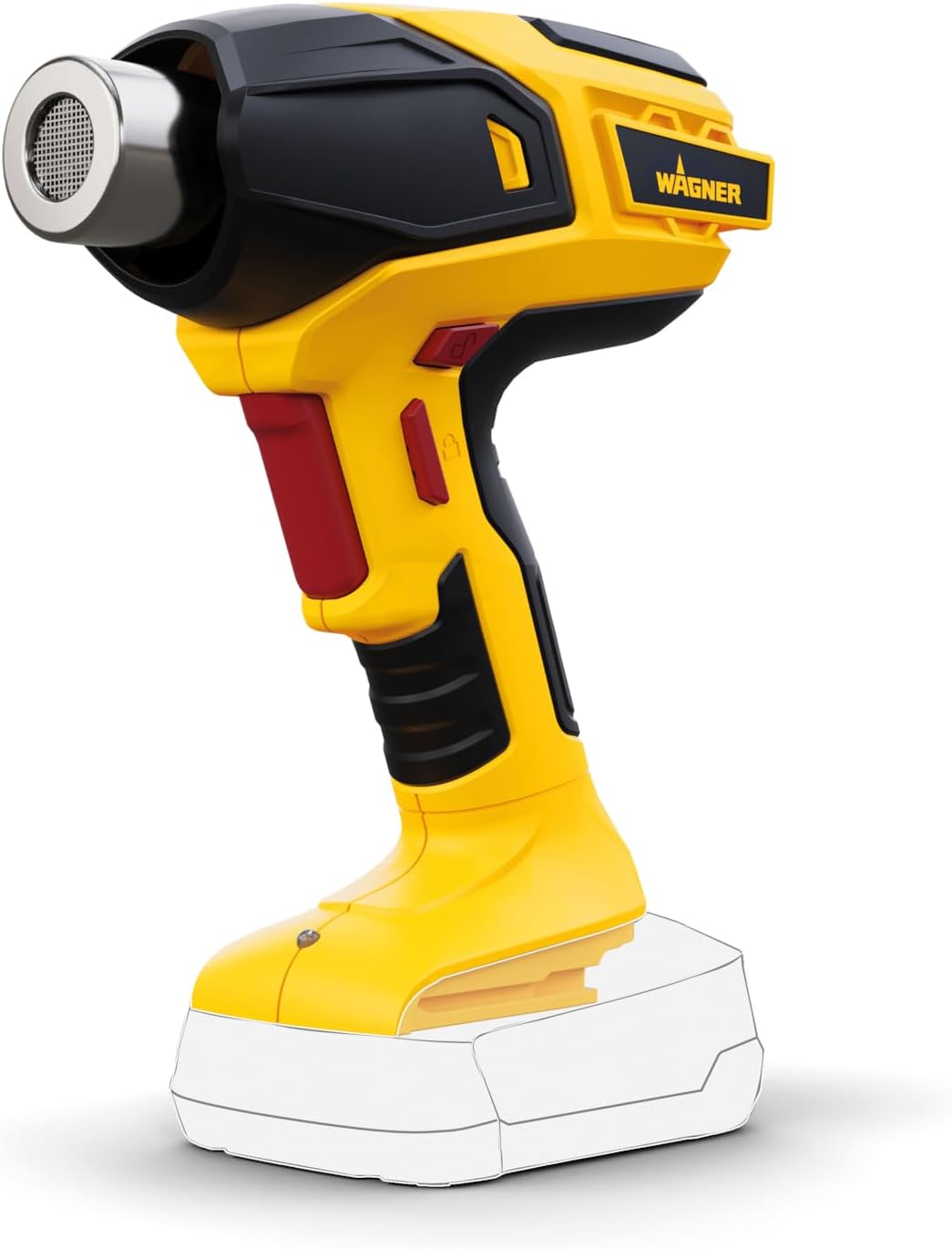 Varmluftspistol Wagner FURNO 550; 18 V (uten batteri og lader)
