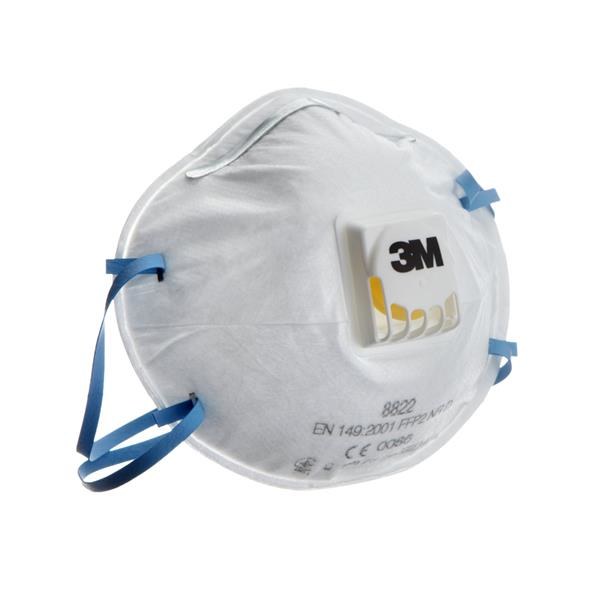 Respirator med ventil 3M 8822; FFP2