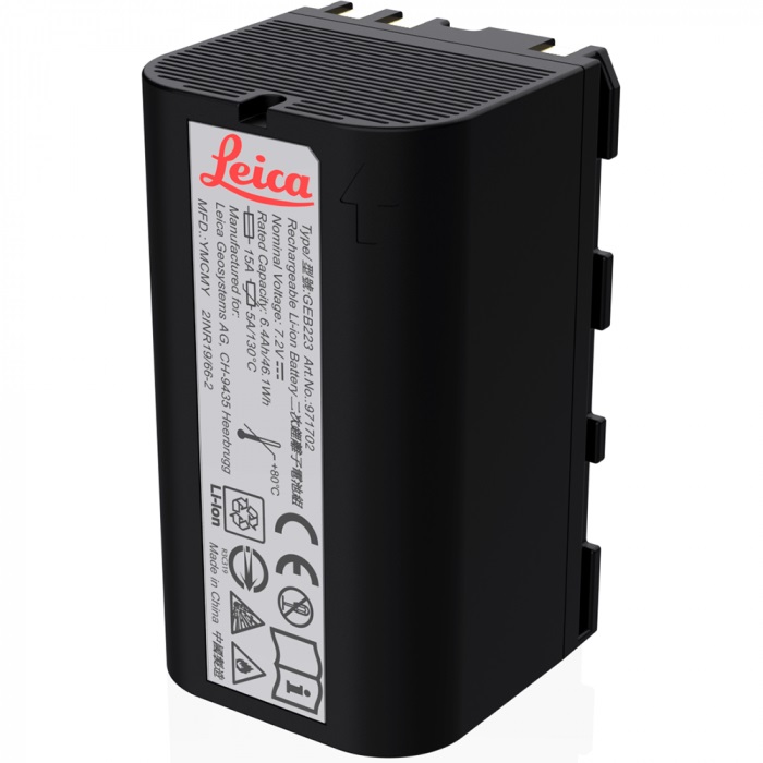 Batteri Leica GEB223; 7,2 V; 6,4 Ah; Li-ion