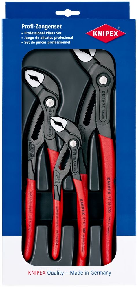 Tangsett Knipex 002009V02; 3 stk