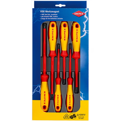 Skrutrekkersett Knipex 002012V01; 6 stk