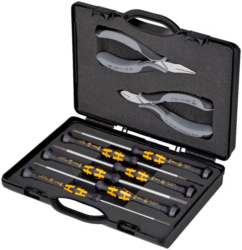 Verktøysett Knipex 002018ESD; 8 stk