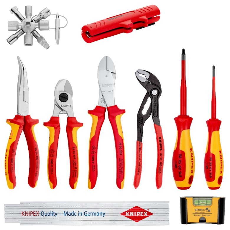 Verktøysett Knipex 002090V01; 10 stk