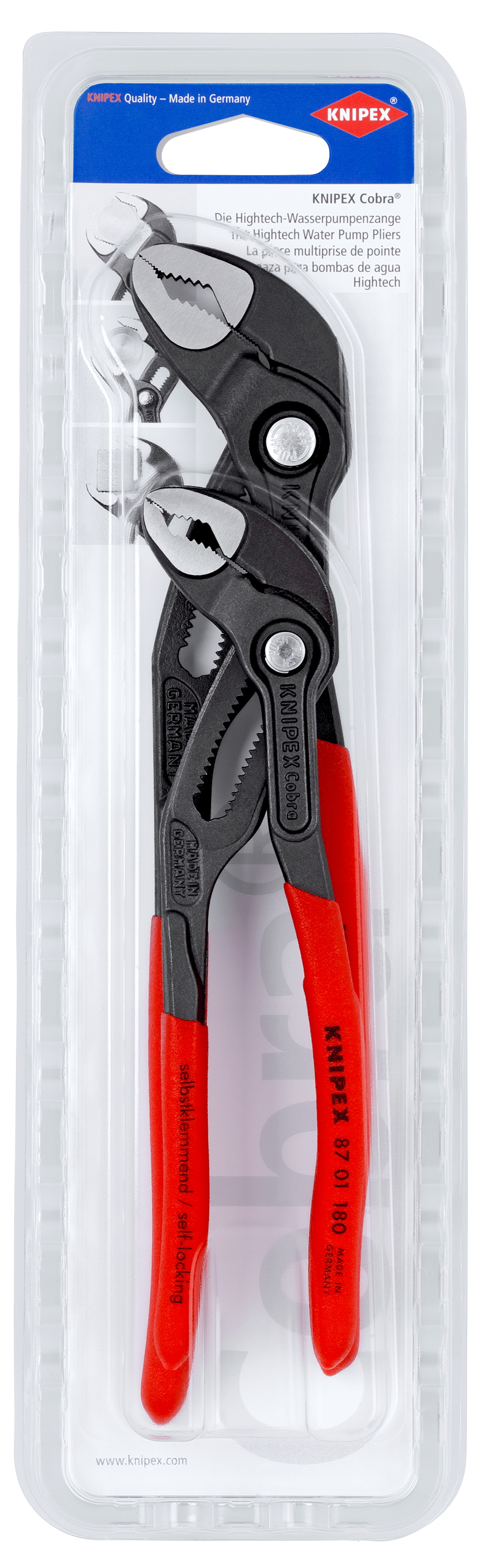 Tangsett Knipex 003120V01; 2 stk