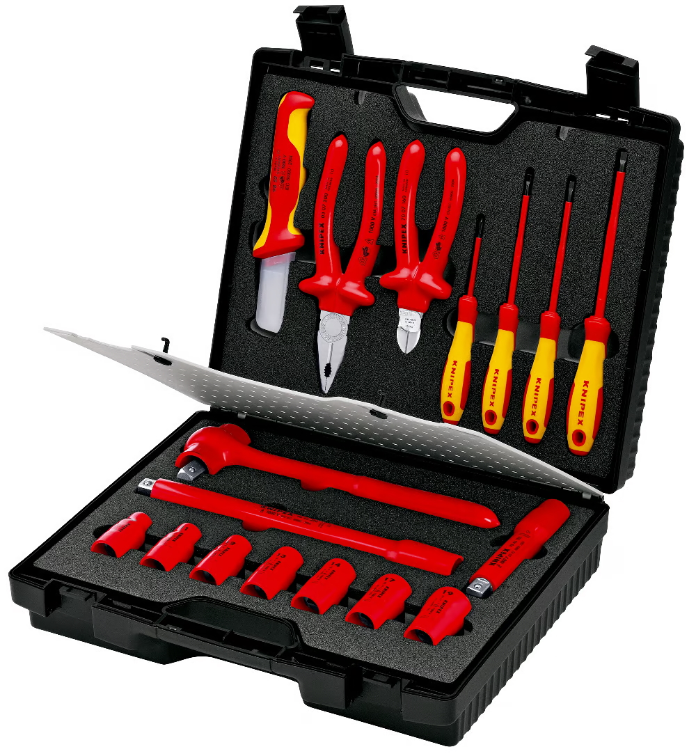 Verktøysett Knipex 989911; 17 stk