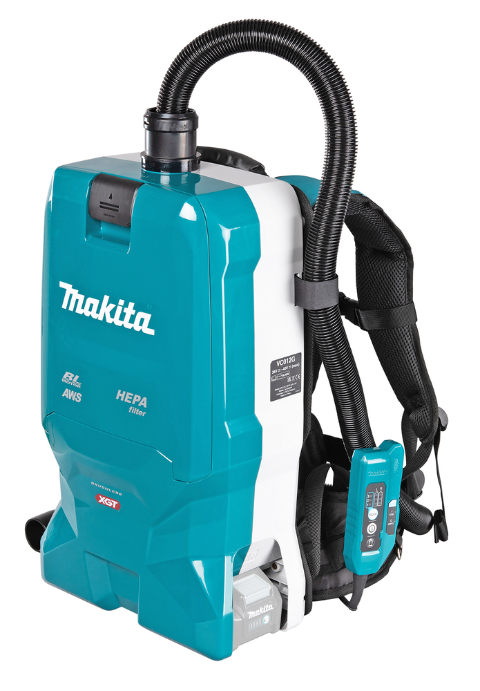 Batteridrevet støvsuger Makita VC012GZ01; 2x40 V (uten batteri og lader)