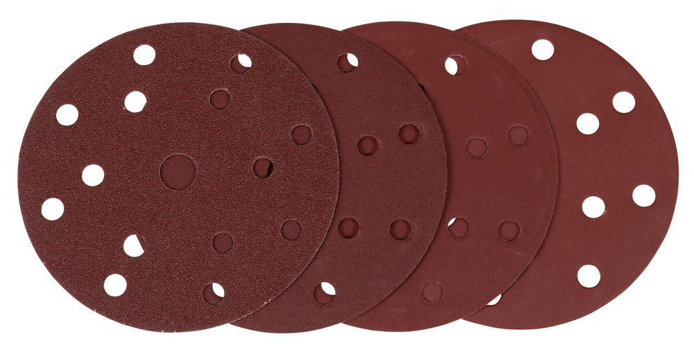 Sandpapir for eksenterslipere Makita D-77235; 150 mm; P60/120/240/320; 20 stk