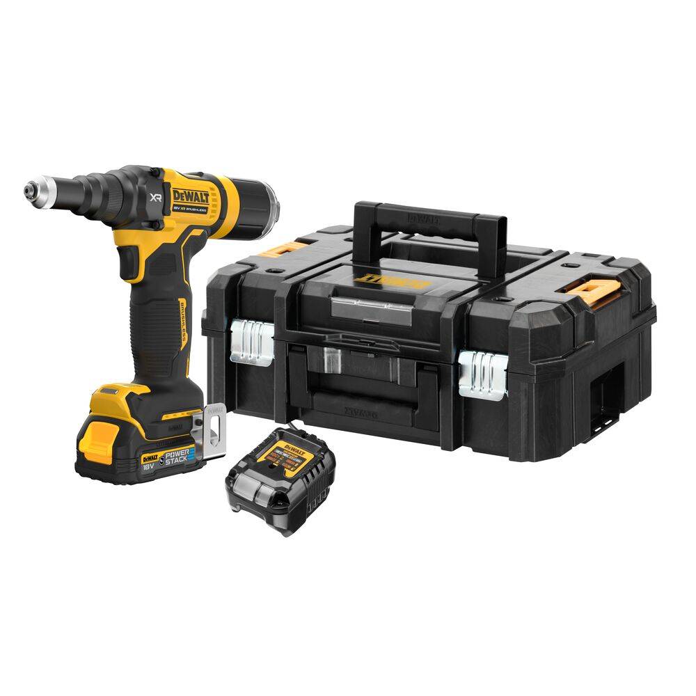 Ledningsløs naglepistol DeWalt DCF403E1GT-QW; 18 V; 1x1,7 Ah batt.