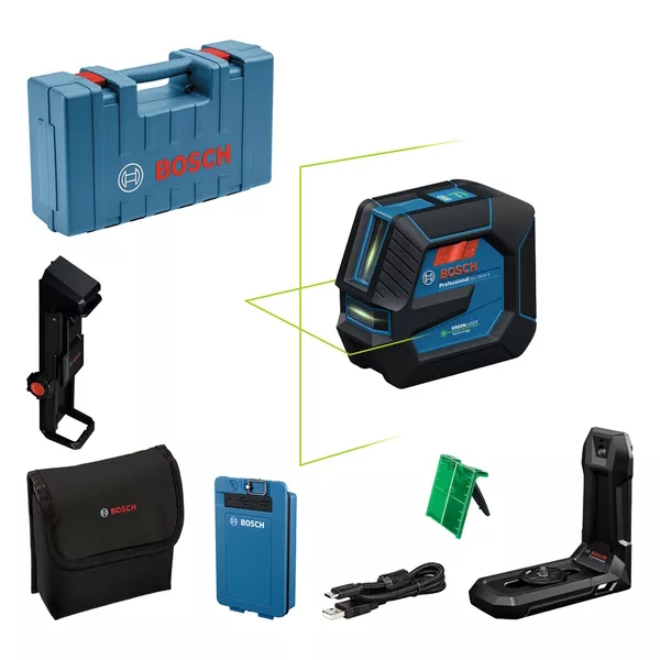 Linjelaser Bosch GLL 20-22 G + Tilbehør