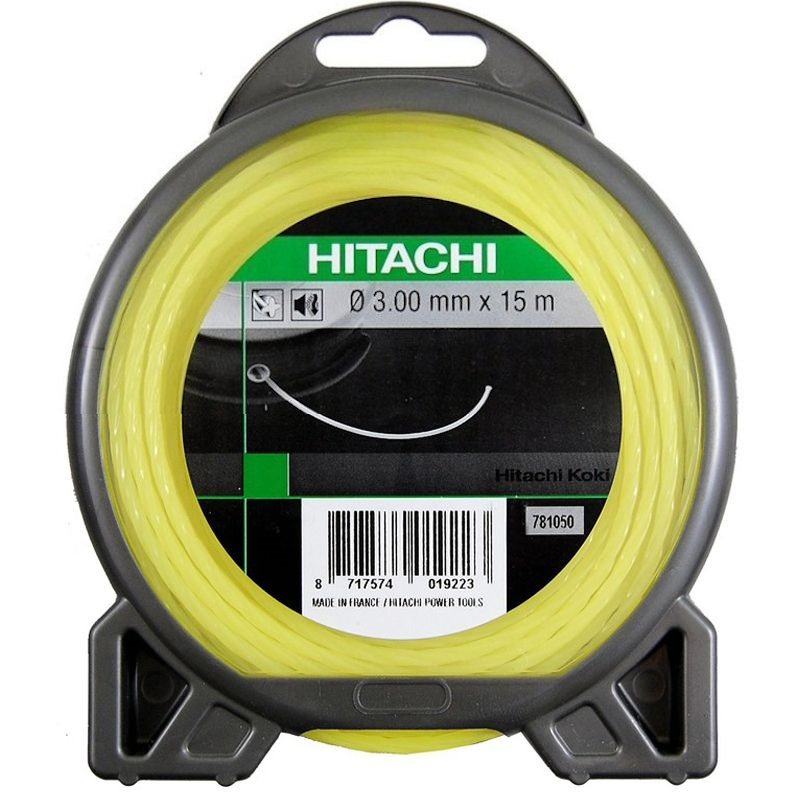 Trimmertråd Hikoki 781050; 3,0 mm x 15 m