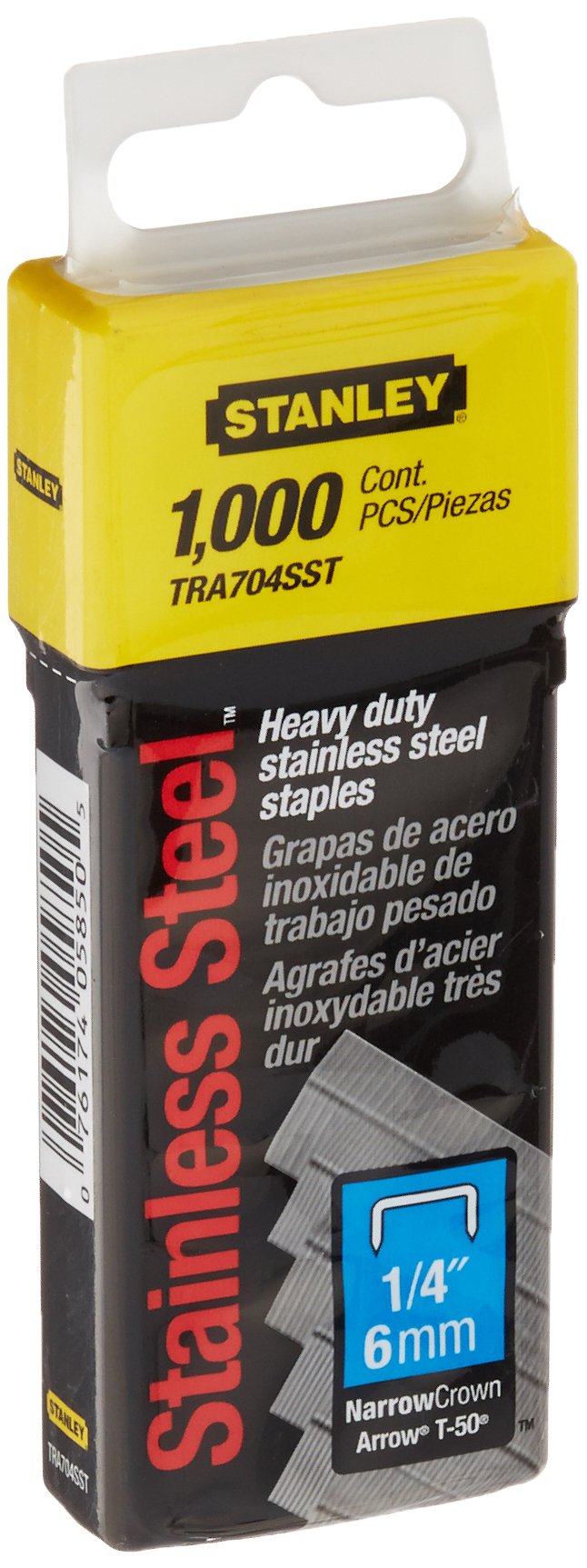 Stifter Stanley TRA704SST-0; 6 mm; 1000  stk