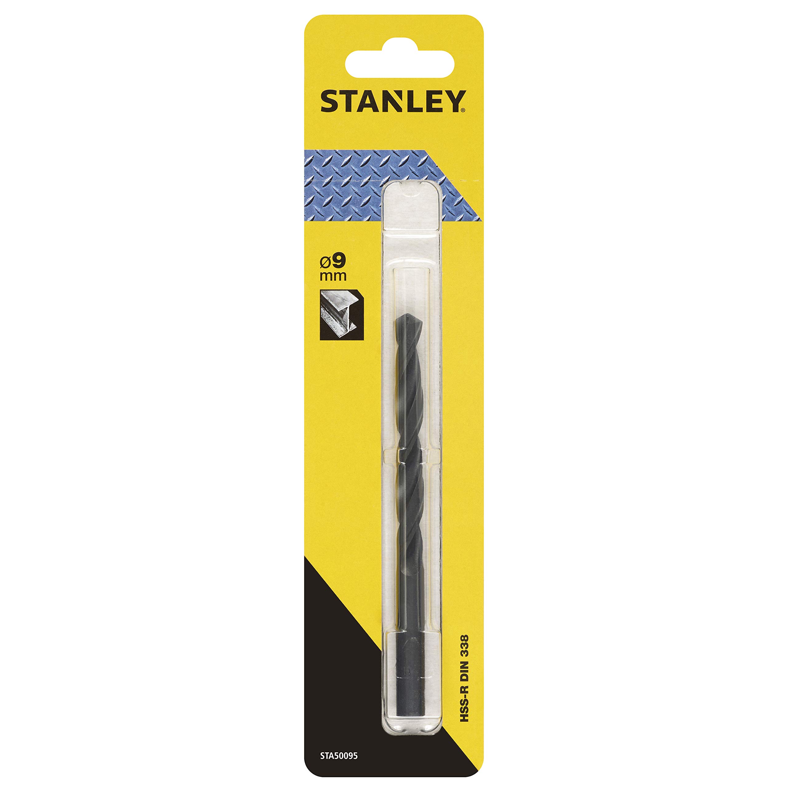 Bor for metall Stanley STA50095-QZ; HSS-R; DIN 338; 9,0x125 mm