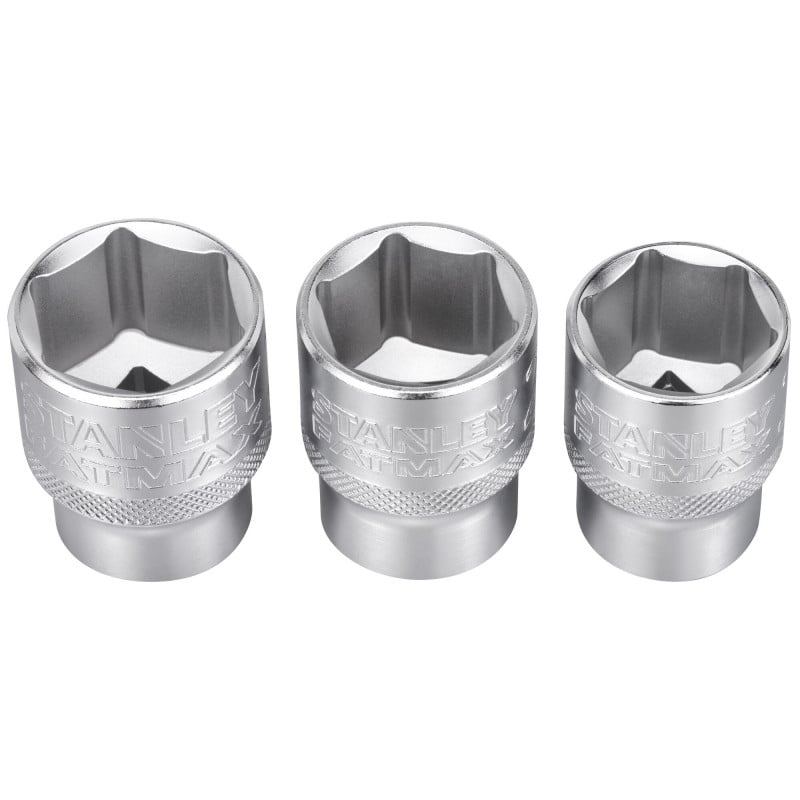 Hylsenøkkelsett Stanley FMMT17095-0; 1/2''; 21-24 mm; 3  stk